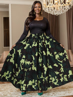 100 % Cotton Camo Maxi Skirt (Fits Size 6 - 16) (Copy)