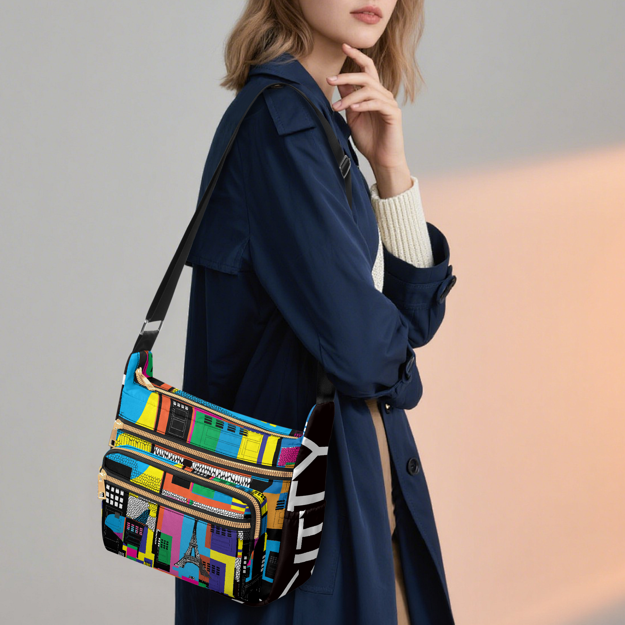 AMMA JO Nylon Crossbody - City Amour