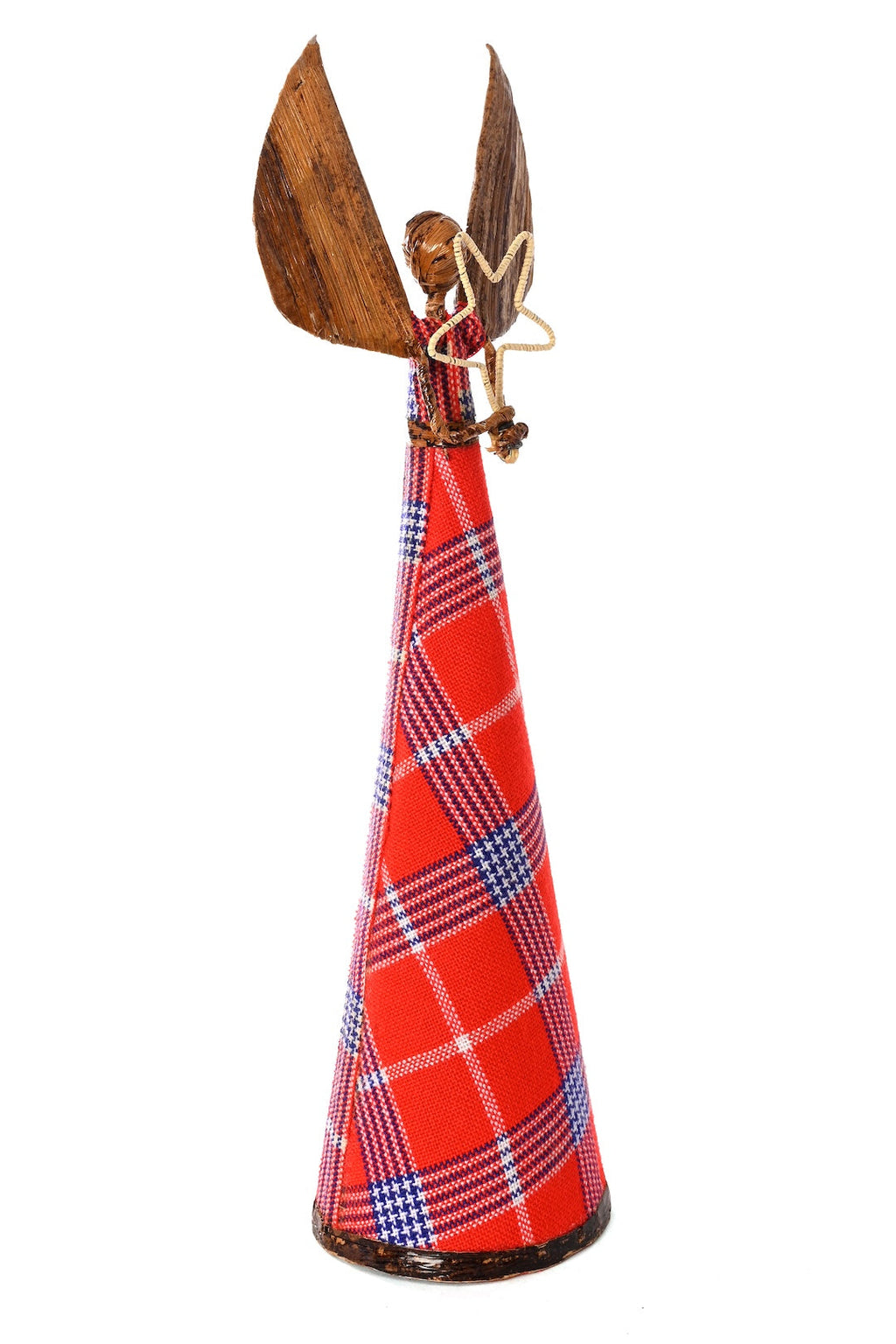 Banana Fiber Kenyan Angel with Star