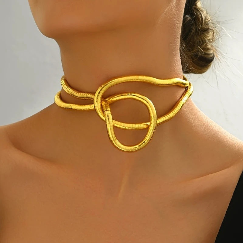 Twisted Wired Necklace