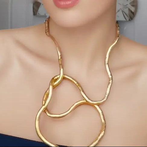 Twisted Wired Necklace