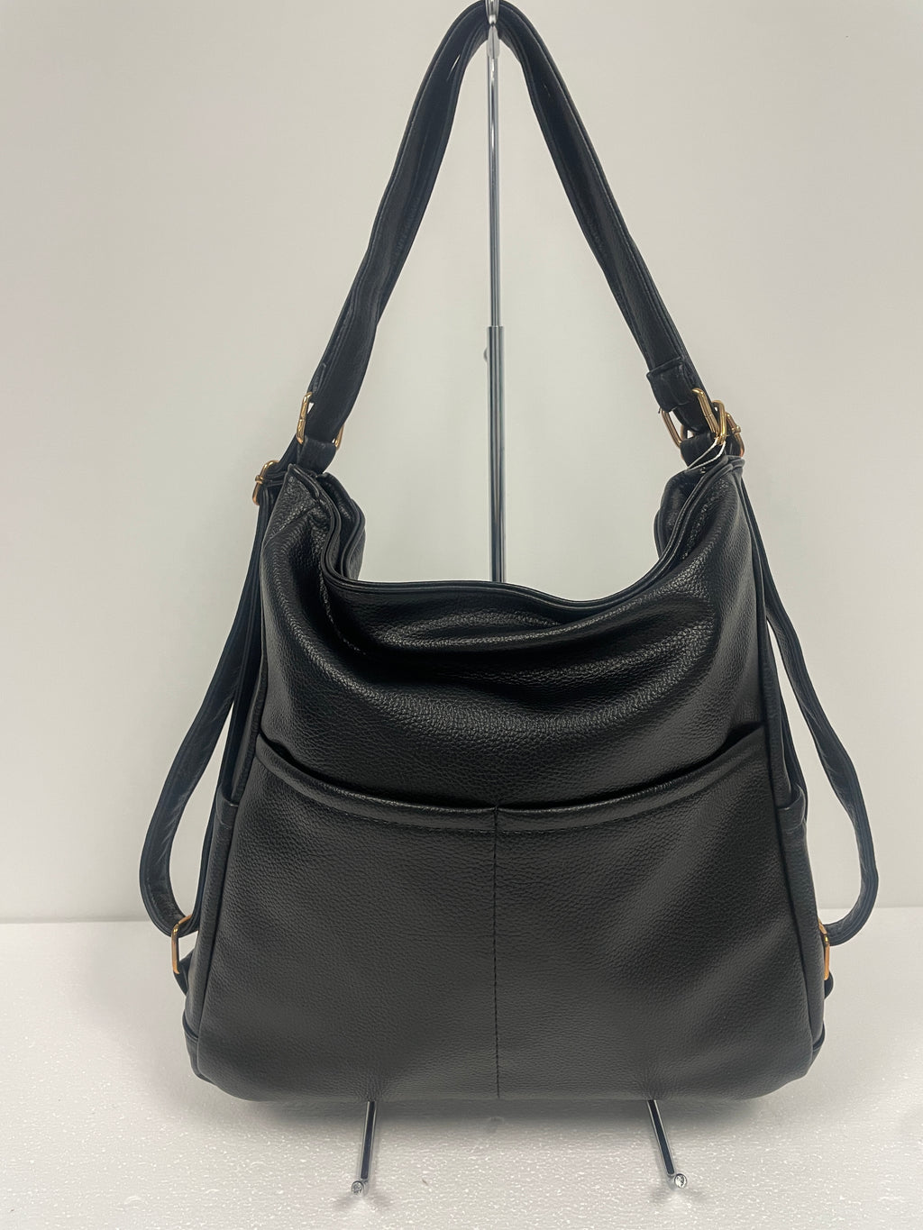 Black Convertible Shoulder Bag