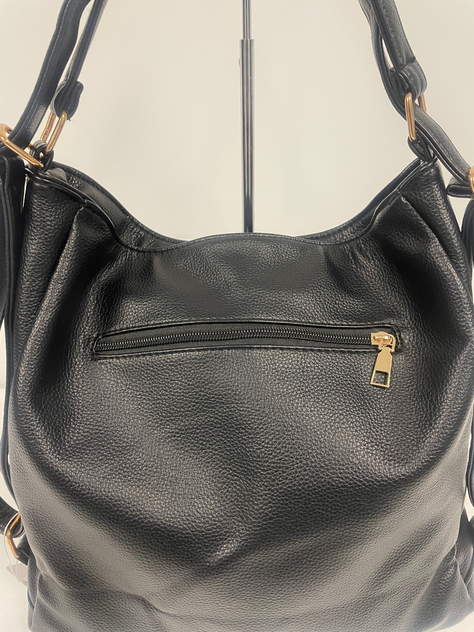 Black Convertible Shoulder Bag