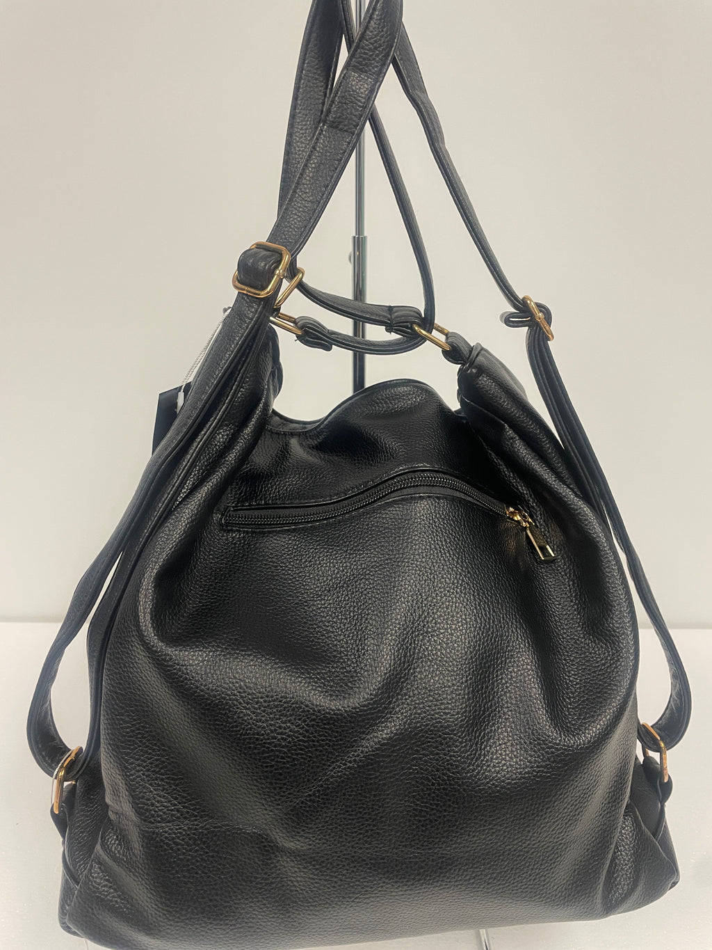 Black Convertible Shoulder Bag