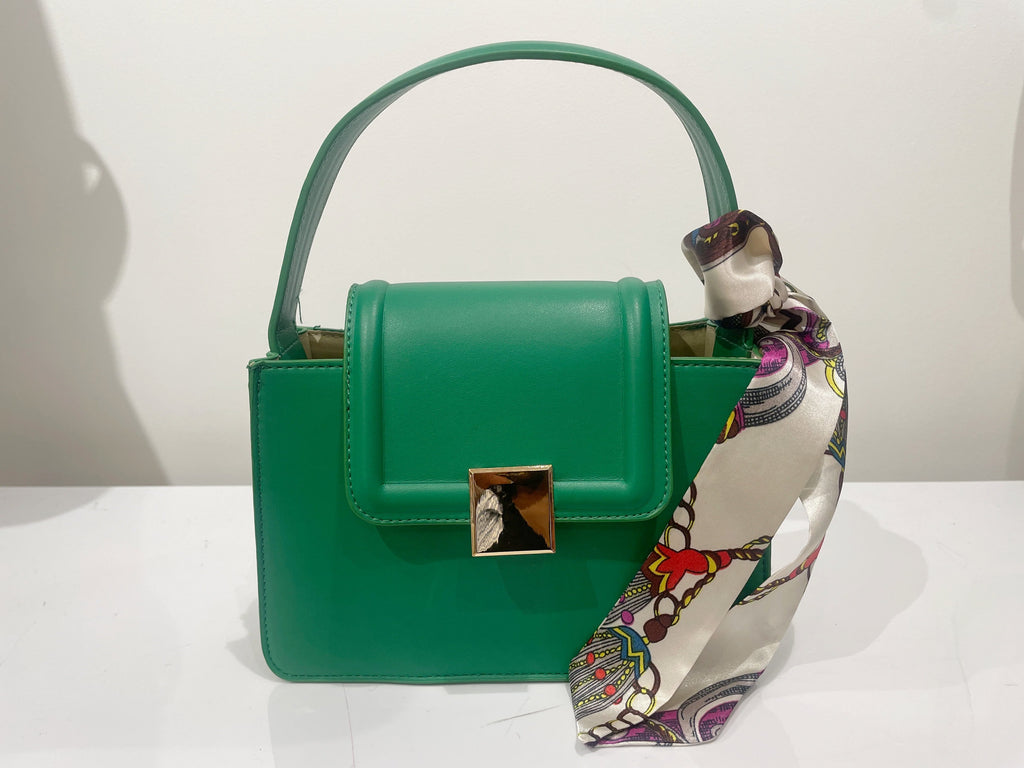Top Handle Bucket Mini Bag (Green)