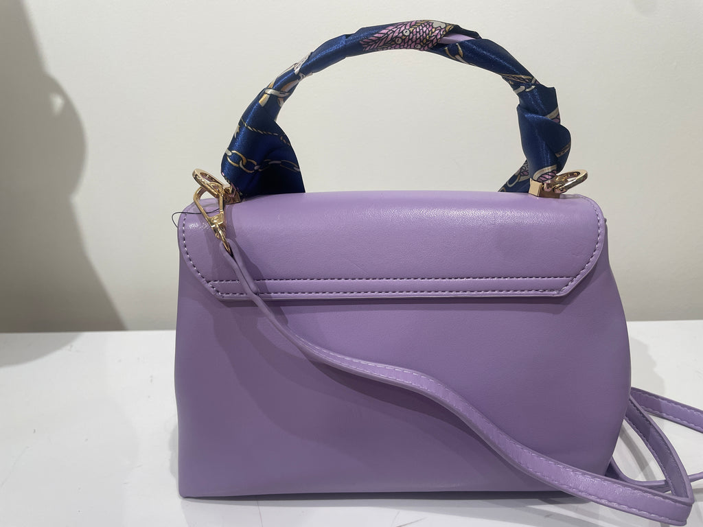 Lavendar Purple Twist Lock Mini Bag