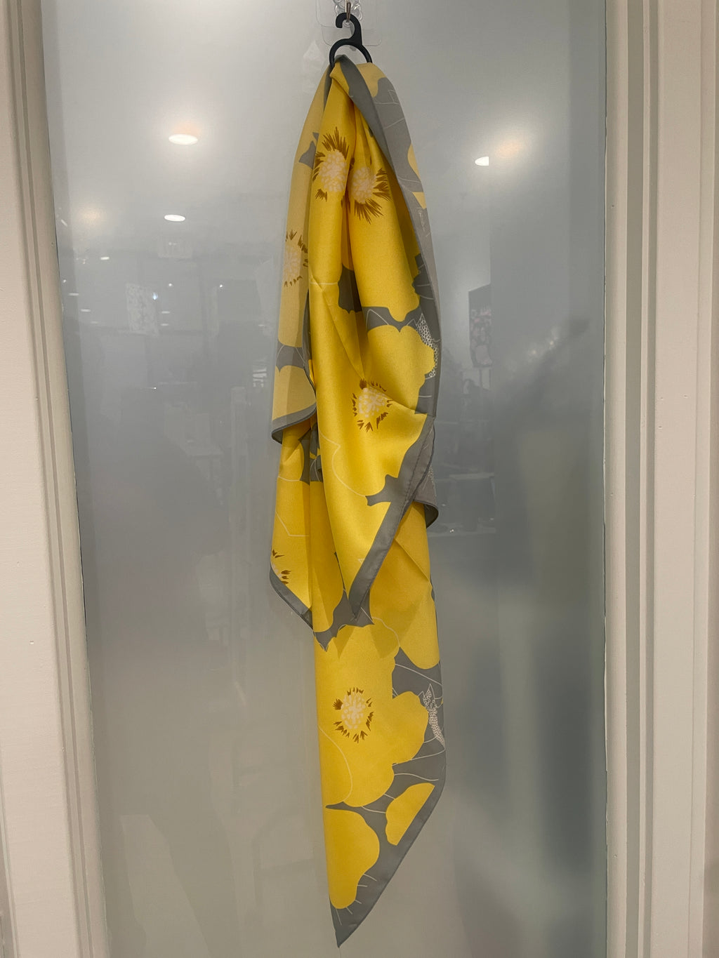 Yellow Floral Scarf