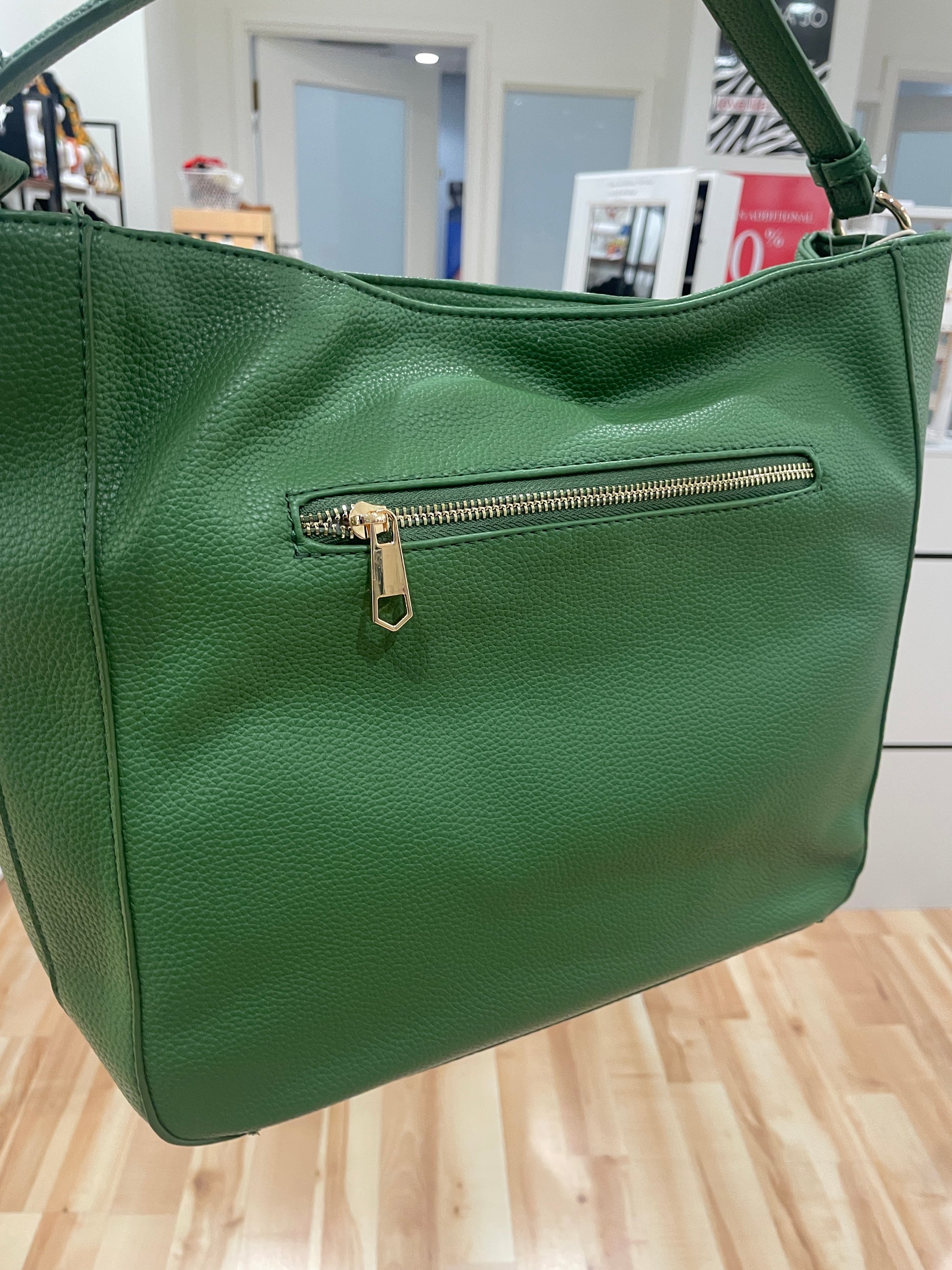 Madison Collection - Green Hobo Satchel