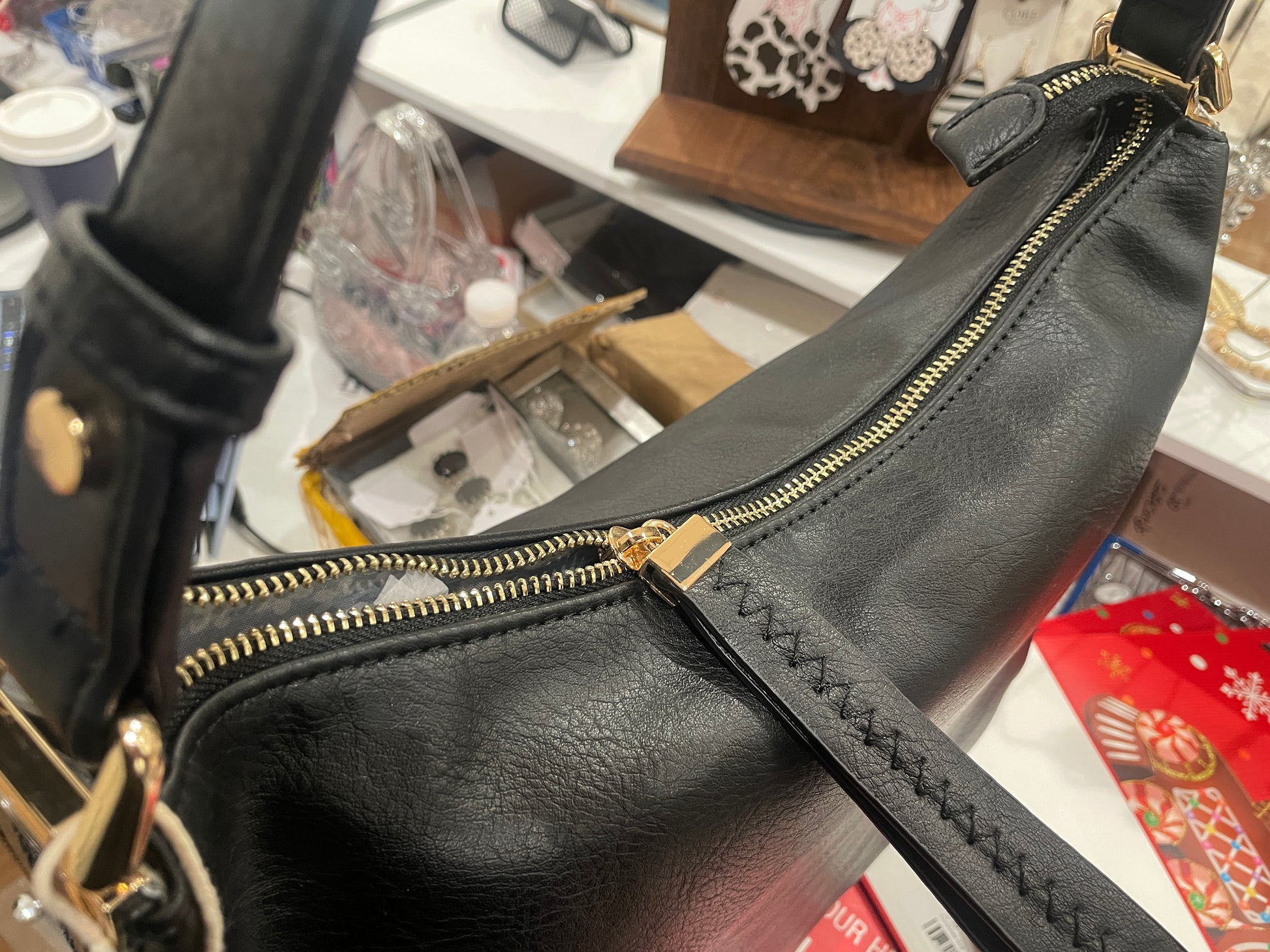 Madison Collection - Large Hobo Bag (Black)