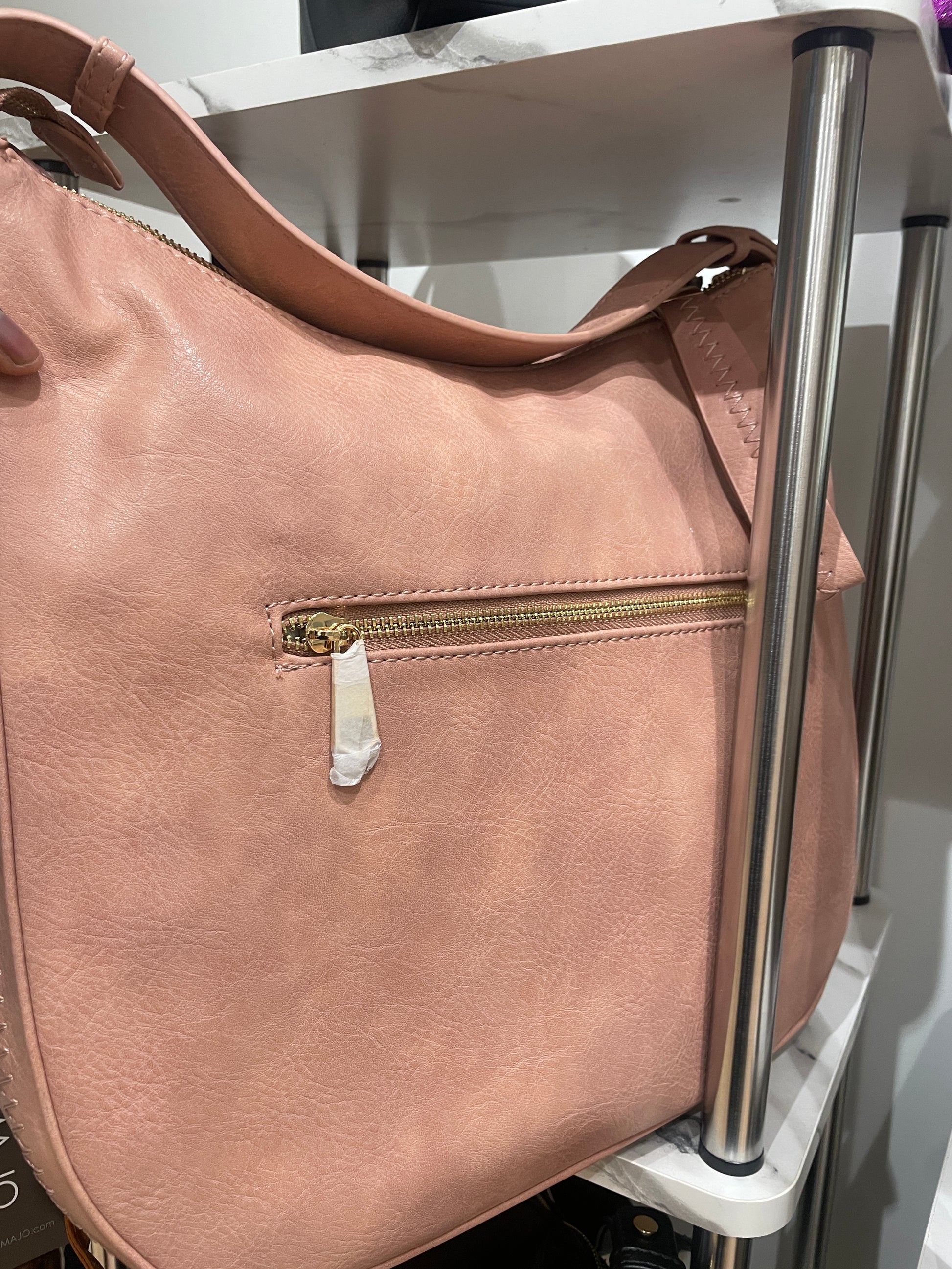 Madison Collection - Large Hobo Bag (Blush Pink)