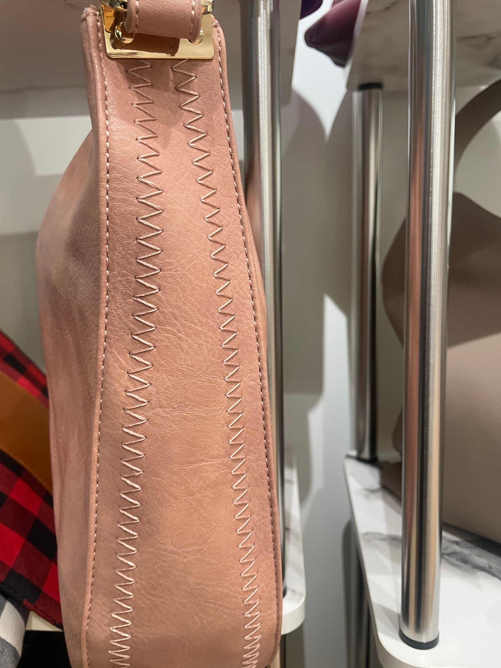 Madison Collection - Large Hobo Bag (Blush Pink)