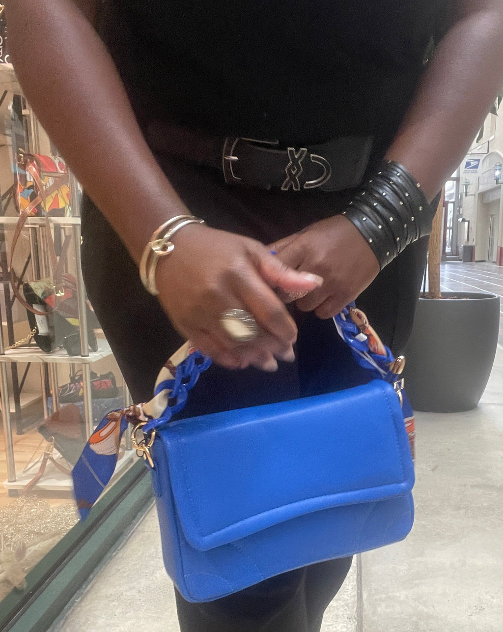 Box Mini Bag - Blue