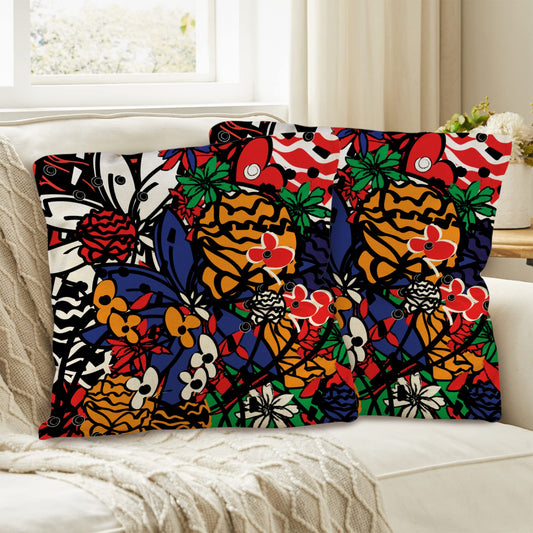 Custom Order - AMMA JO La Fleur Africa Print Pillow + Insert