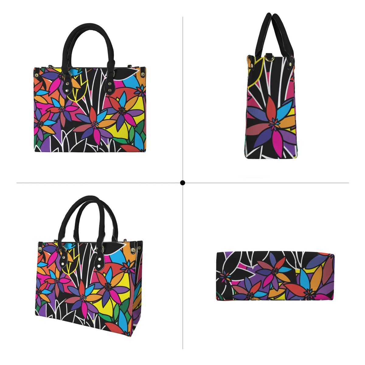 La Fleur Attache Shoulder Bag