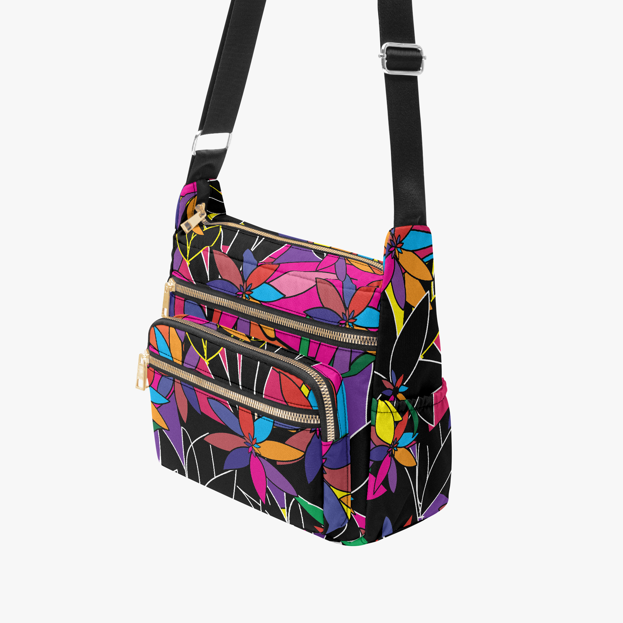 AMMA JO Nylon Crossbody - La Fleur