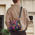 AMMA JO Nylon Crossbody - La Fleur