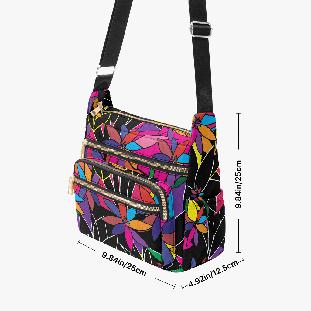 AMMA JO Nylon Crossbody - La Fleur