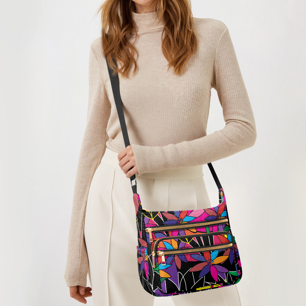 AMMA JO Nylon Crossbody - La Fleur