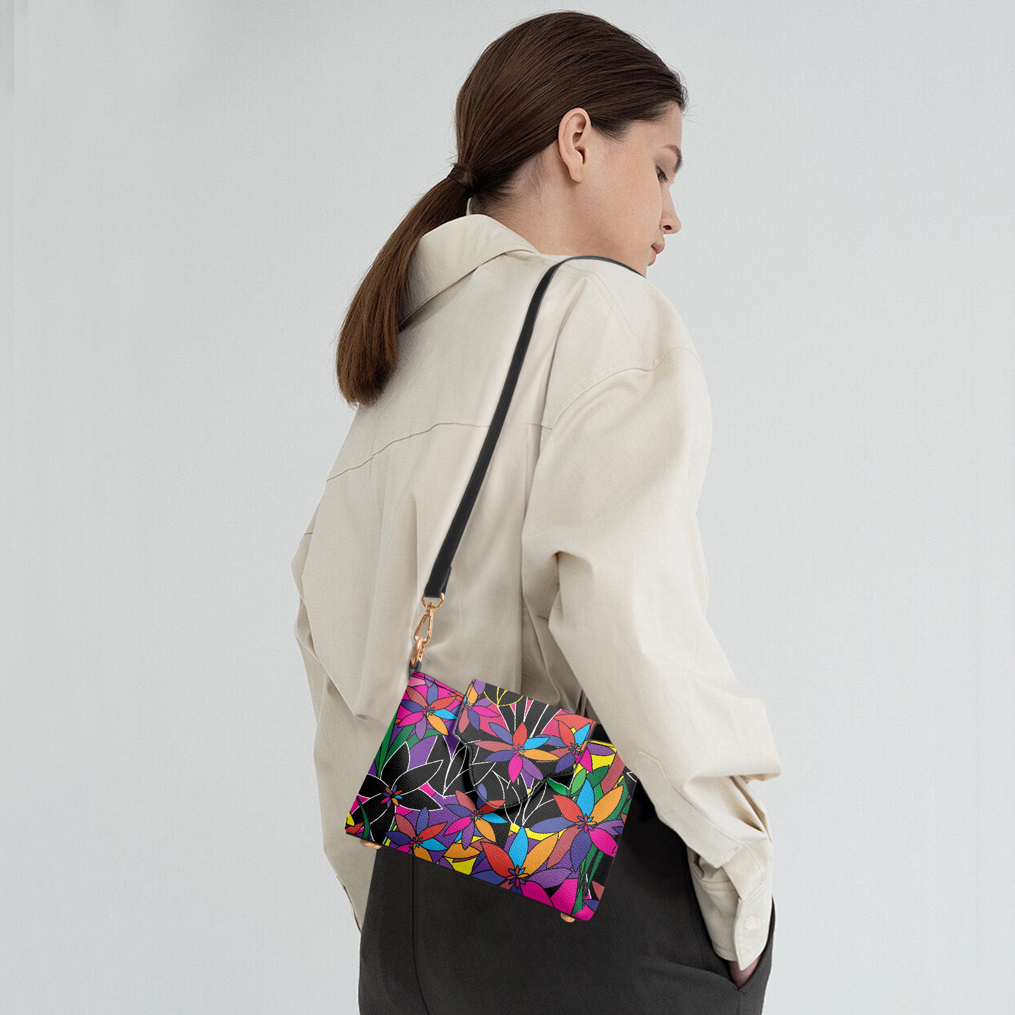 AMMA JO Top Handle Mini Bag - La Fleur
