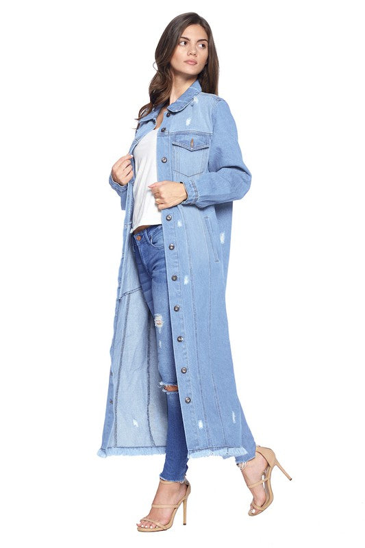 Denim Duster - Light Wash