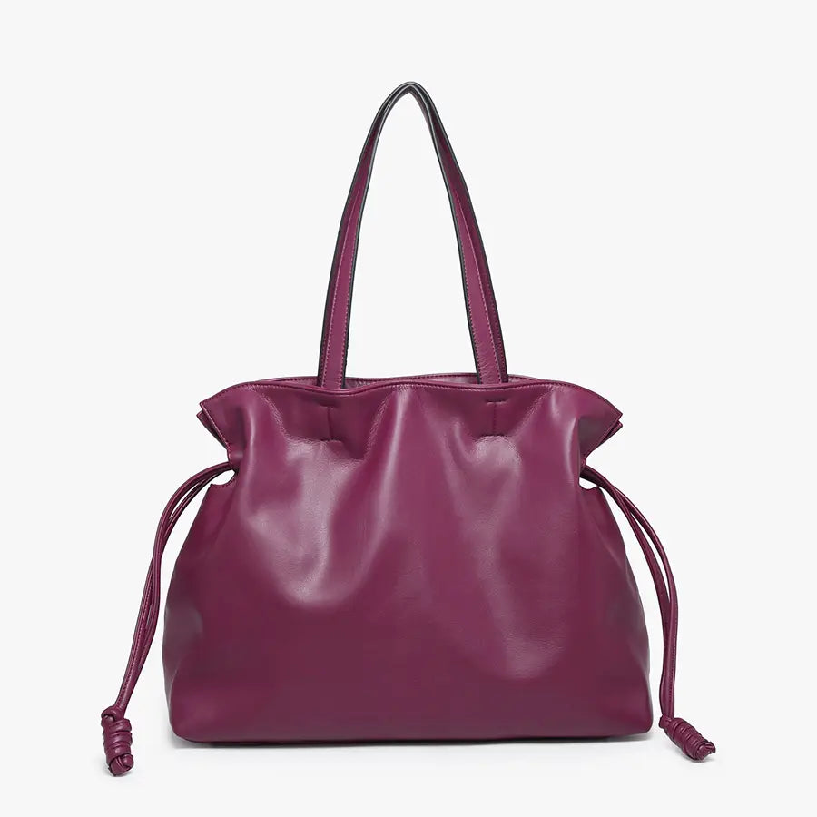 Mauve Purple Cinch Tote