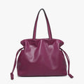 Mauve Purple Cinch Tote