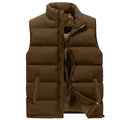 Men's Puffer Vest (Brown)