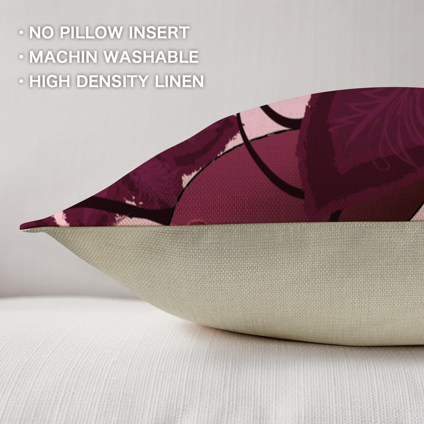 Custom Order - AMMA JO Merlot Magic Print Pillow + Insert (Copy)