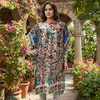 Multicolor Kimono Dress