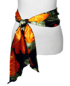 Floral Head and Belt Scarf