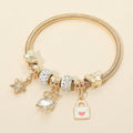 Letter Charm Love Bracelet