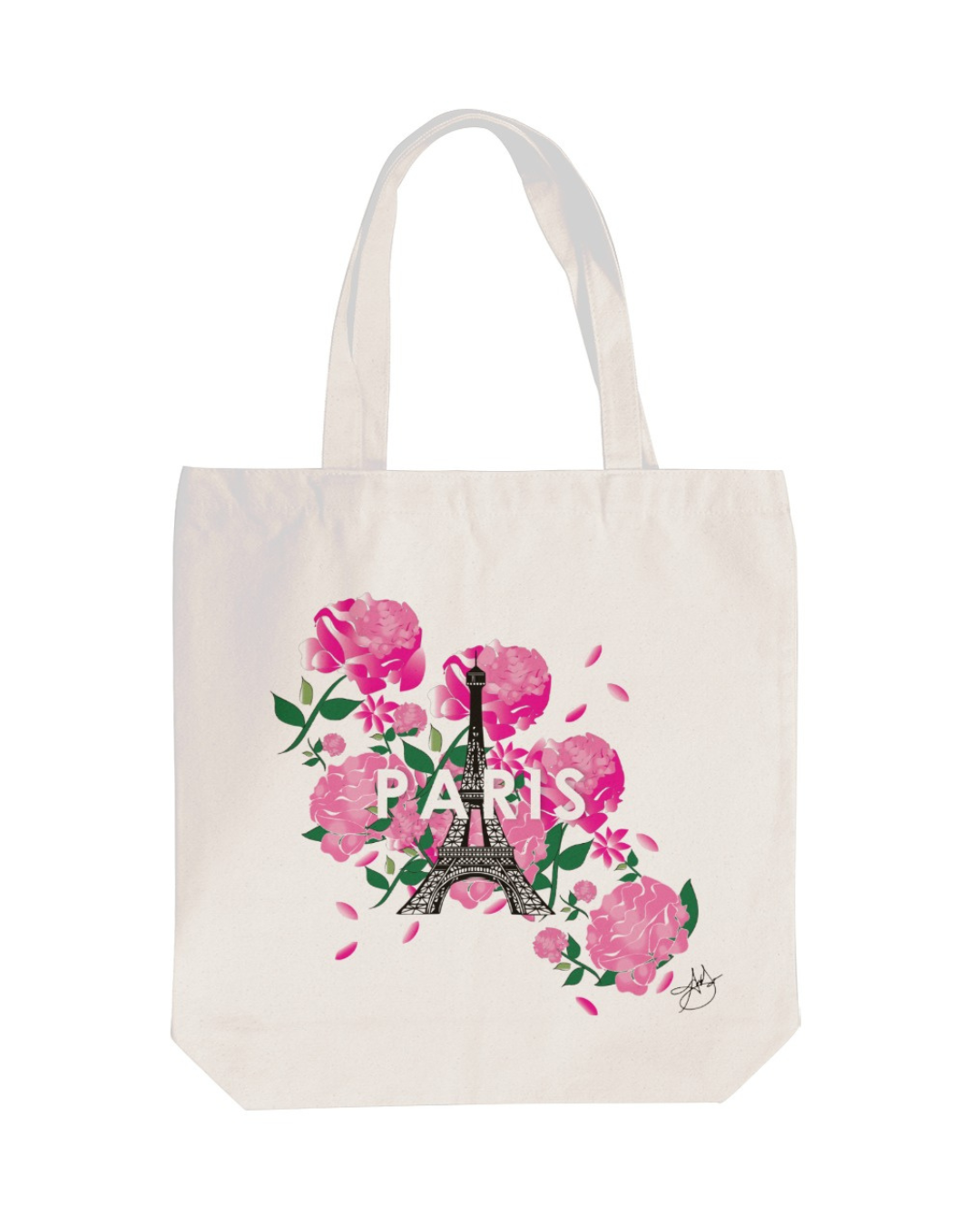 AMMA JO Artwork Canvas Bag (Peony Paris)