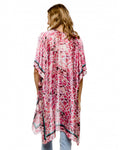 Pink Hues Tiled Patchwork Kimono