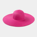 Pink Wide Brim Oversized Floppy Sun Hat