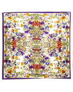 Purple Multi Floral Scarf