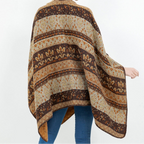 Brown Multi Reversible Shawl