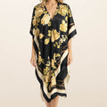Spring Kimono - Black Designer Floral