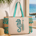 Seahorse Tote Beach Bag