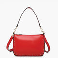Studded Madison Crossbody - Red