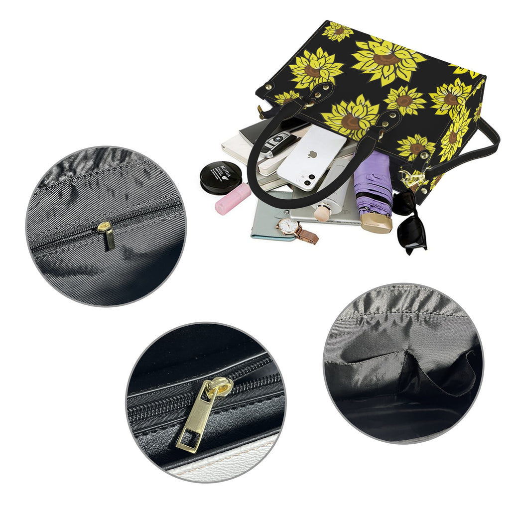 (Custom Order) Artwork Shoulder Bag - Sunflower