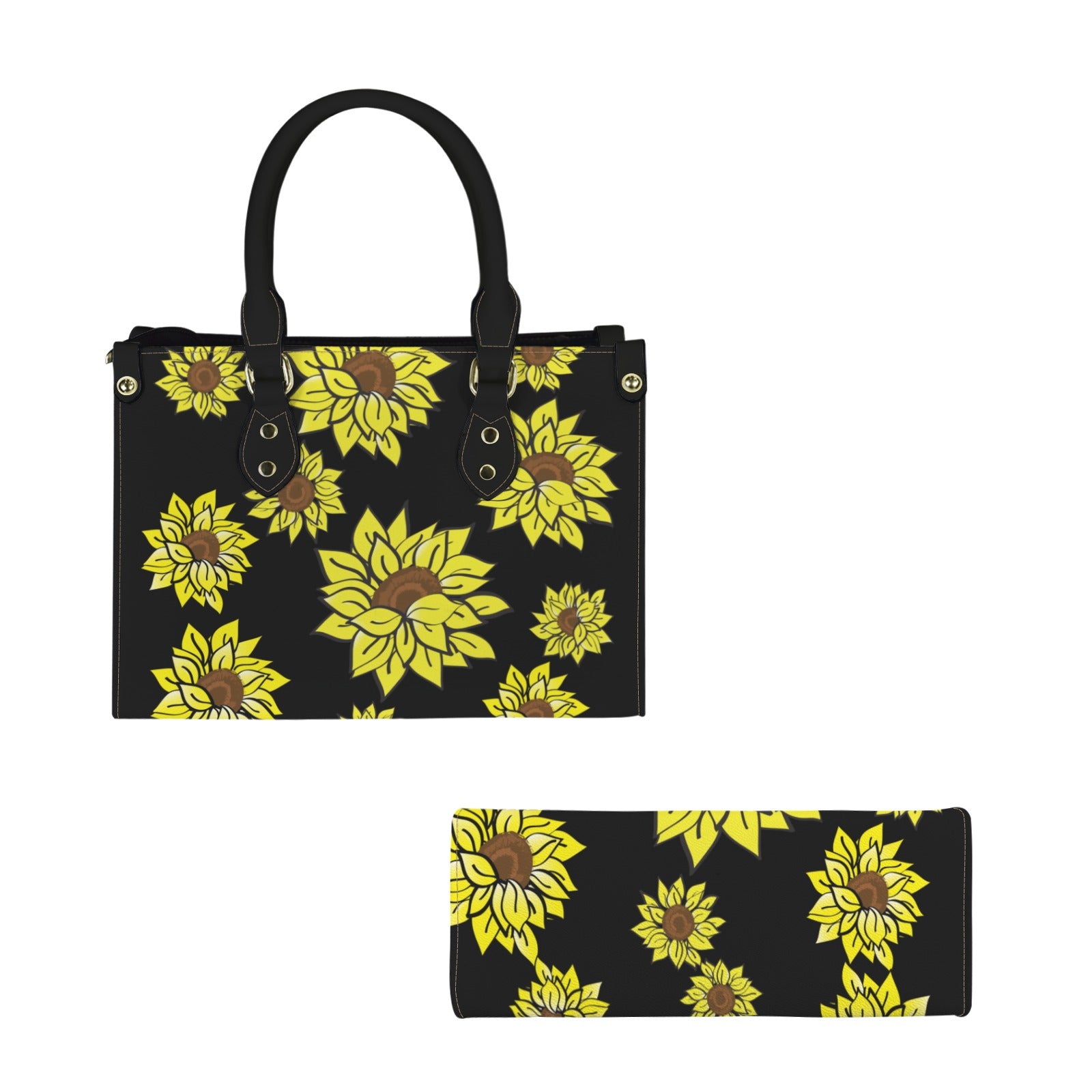 (Custom Order) Artwork Shoulder Bag - Sunflower