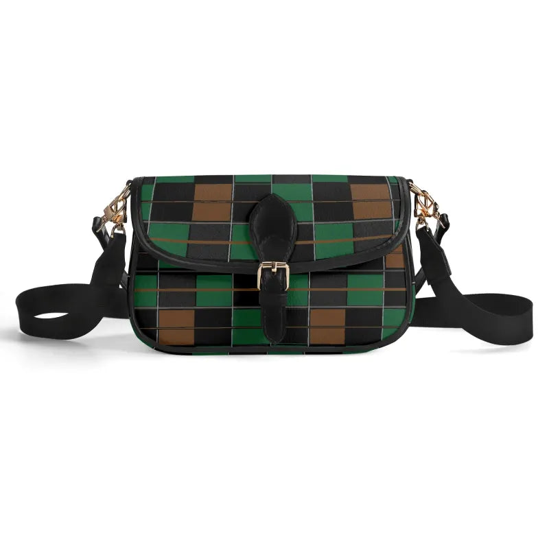 (Pre-Order) Tartan Verde (Green) Square Crossbody Bag