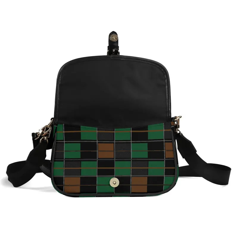 (Pre-Order) Tartan Verde (Green) Square Crossbody Bag