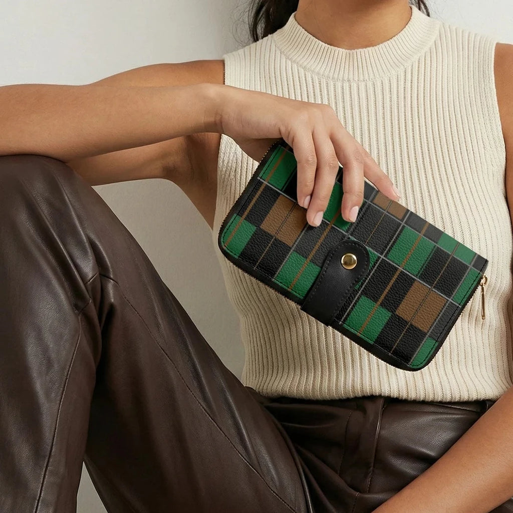 The Everything Wallet (Tartan Green)