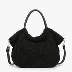 Teddy Satchel Bag - Black