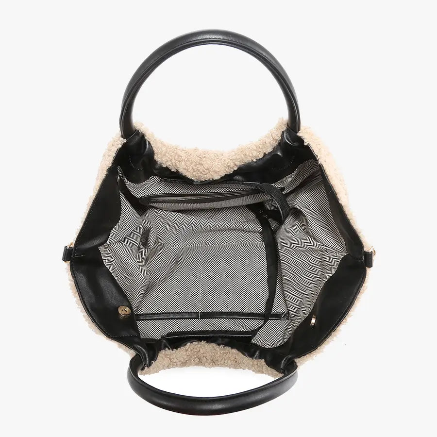 Teddy Satchel Bag - Blush Pink