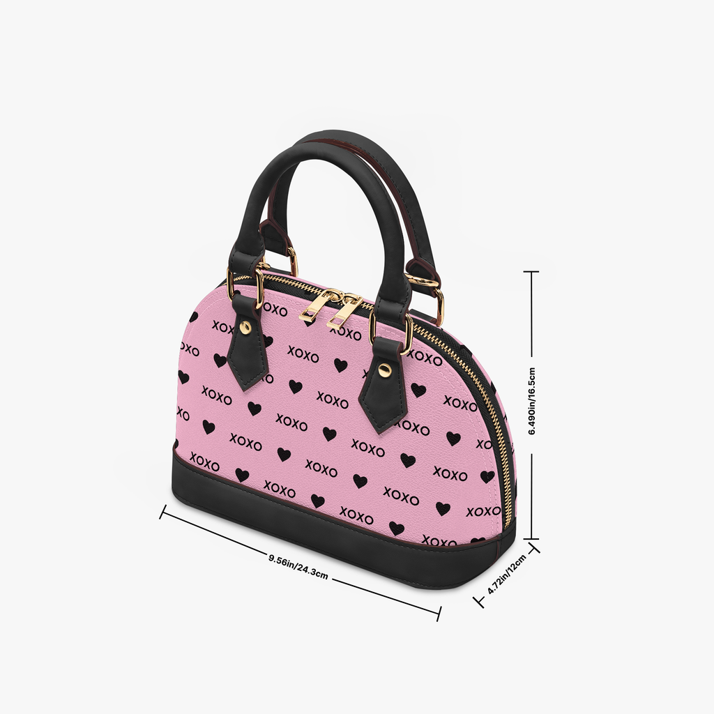 Top Handle Crescent Crossbody Bag - XOXO
