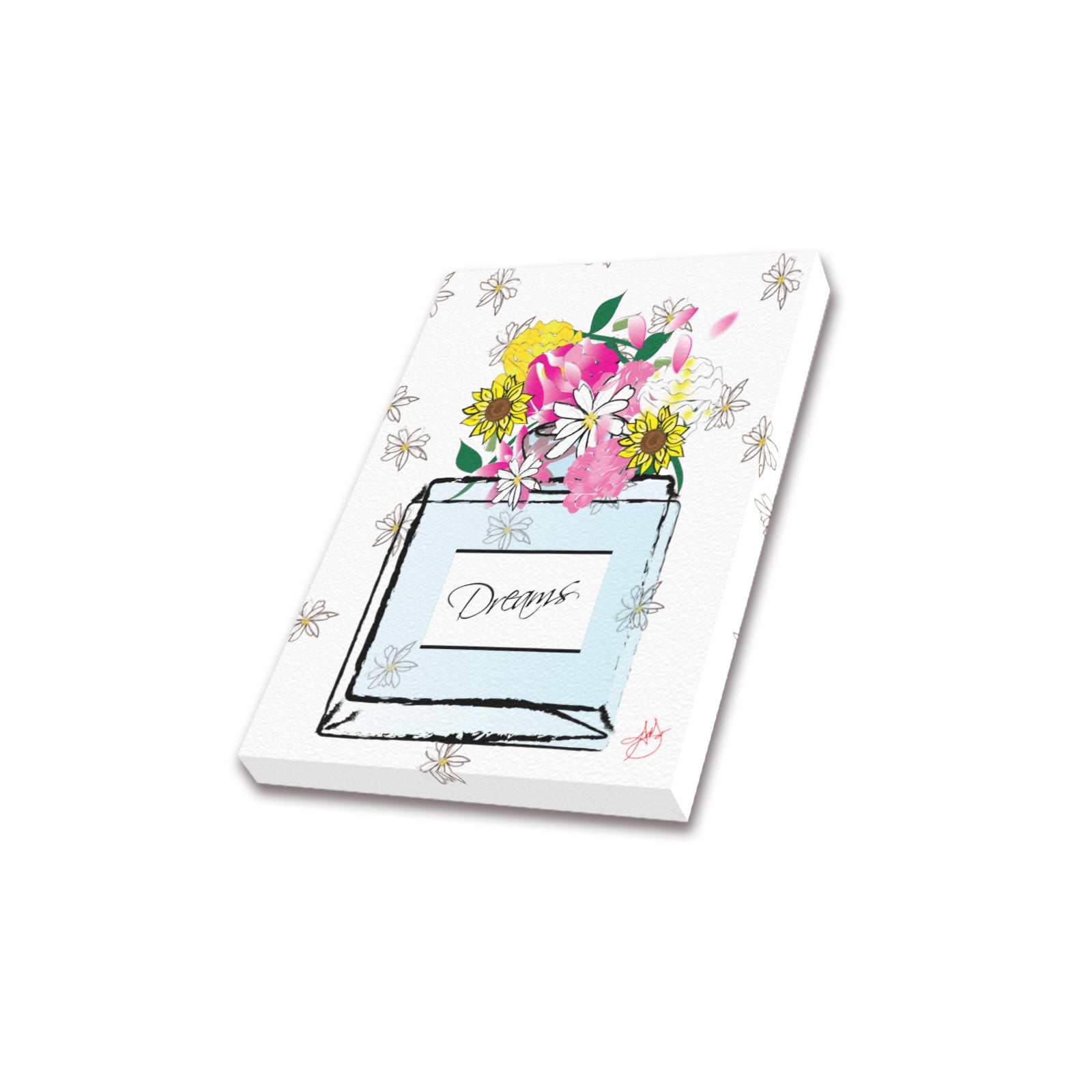 (Custom Order) AMMA JO Fashion & Dreams Bottle Frame Canvas Print 8"x10"