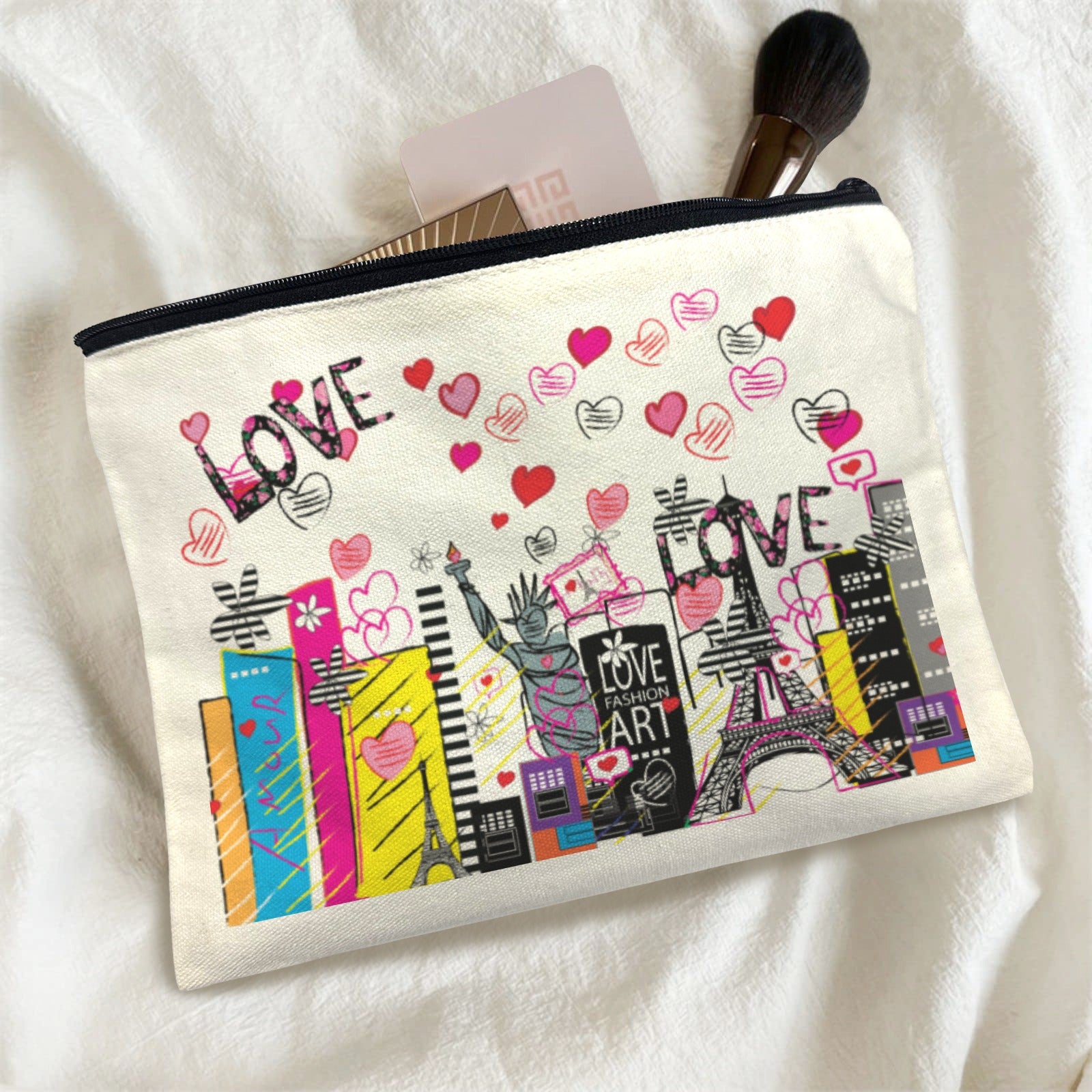 AMMA JO Artwork Canvas Pouch