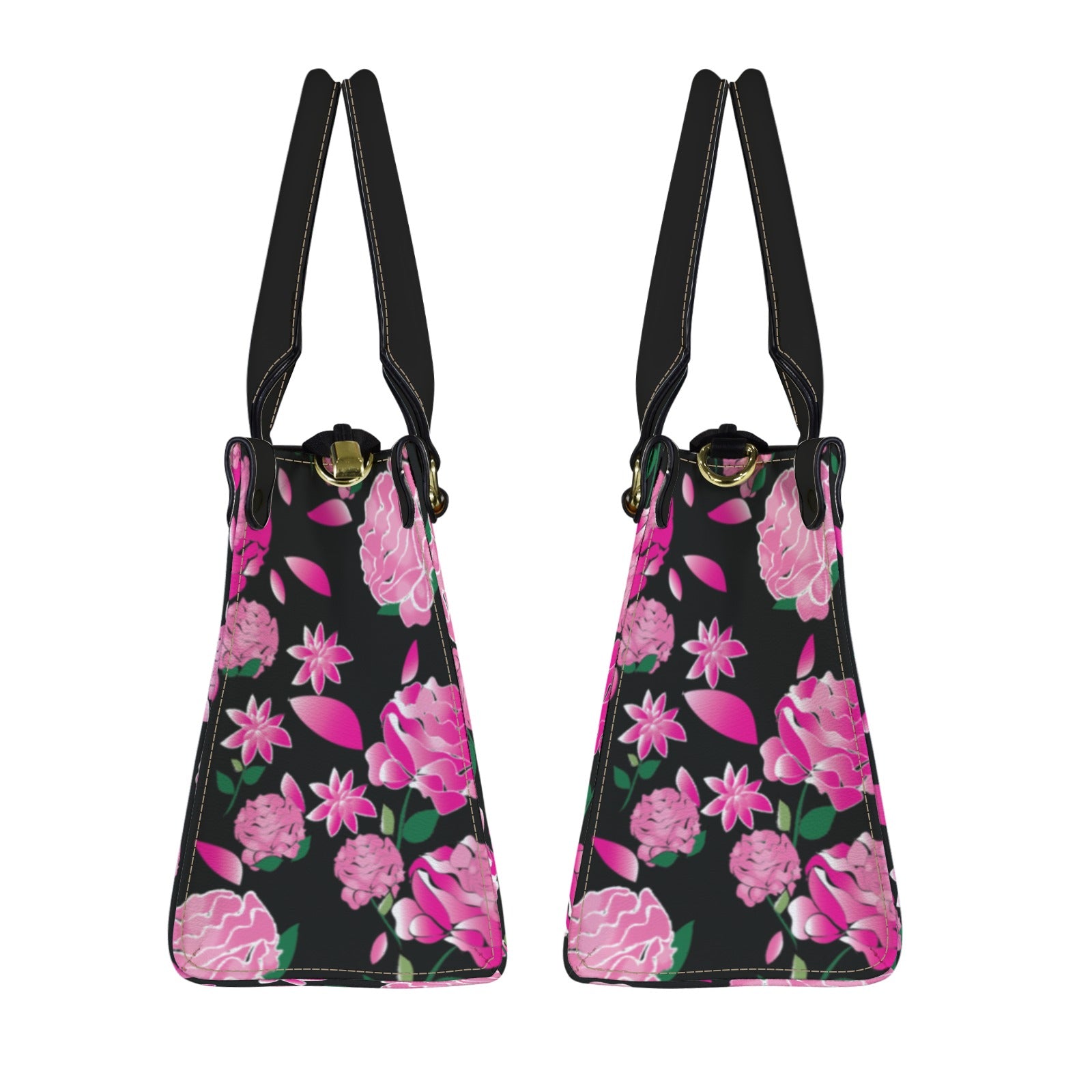 Artwork Shoulder Bag - Peony